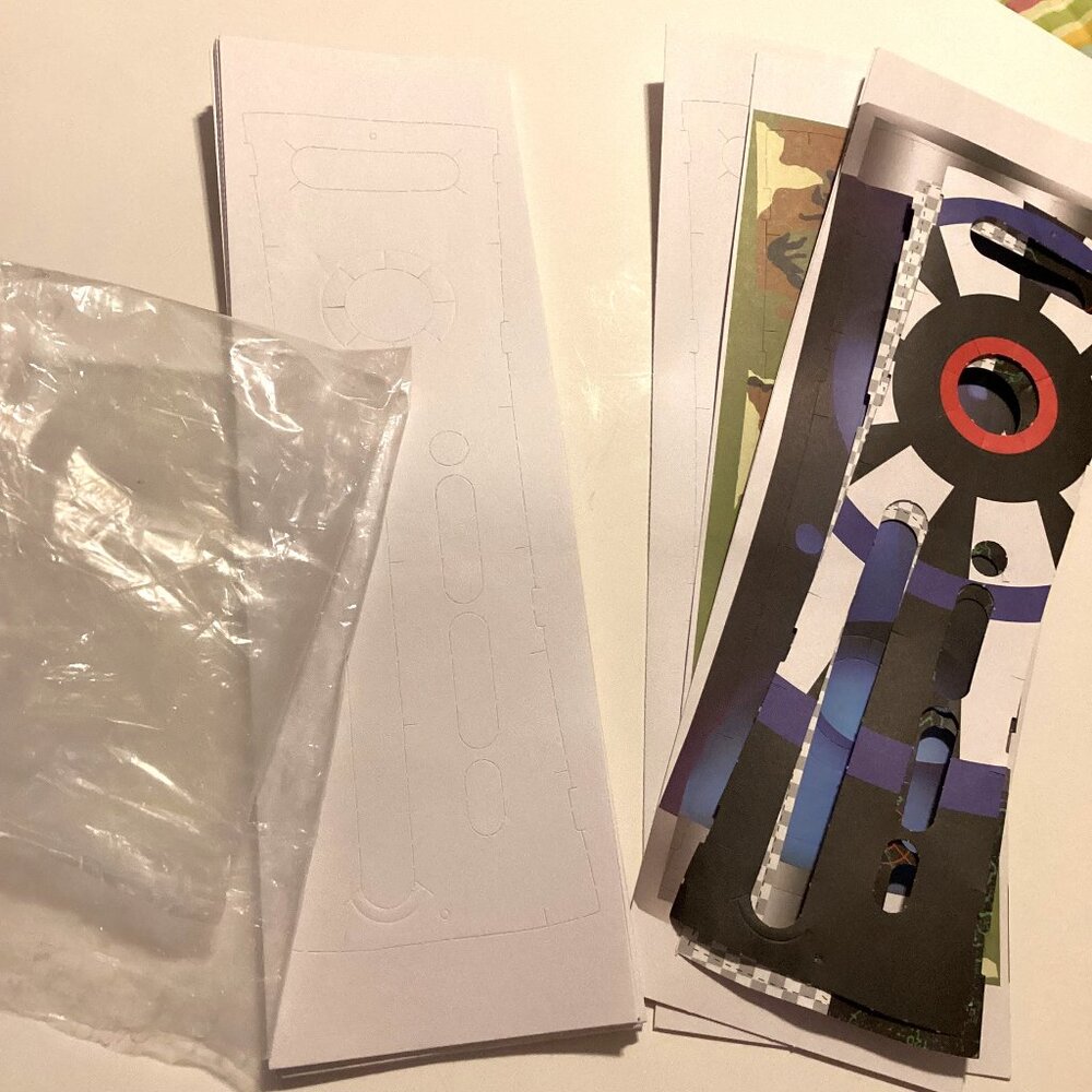 Xbox 360 Game Console White Paper Templates for Personalizing The Console's Look